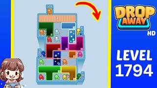 Drop Away Level 1794 Solution Walkthrough