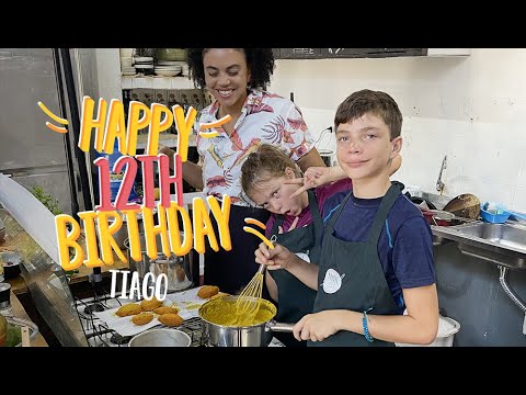 Happy 12th birthday Tiago - Vegan Brazilian Food Cooking Class