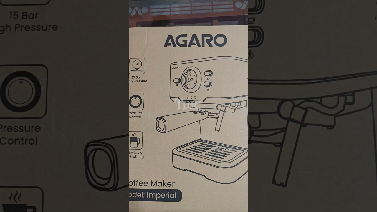 Agaro expresso Machine unboxing 