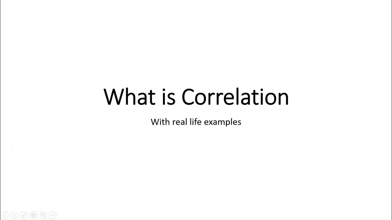 What is Correlation | for beginners with real life examples - YouTube