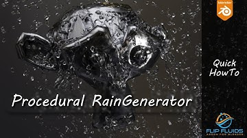 A Quick Introduction to the Rain Generator 🌧 [FLIP Fluids Addon]