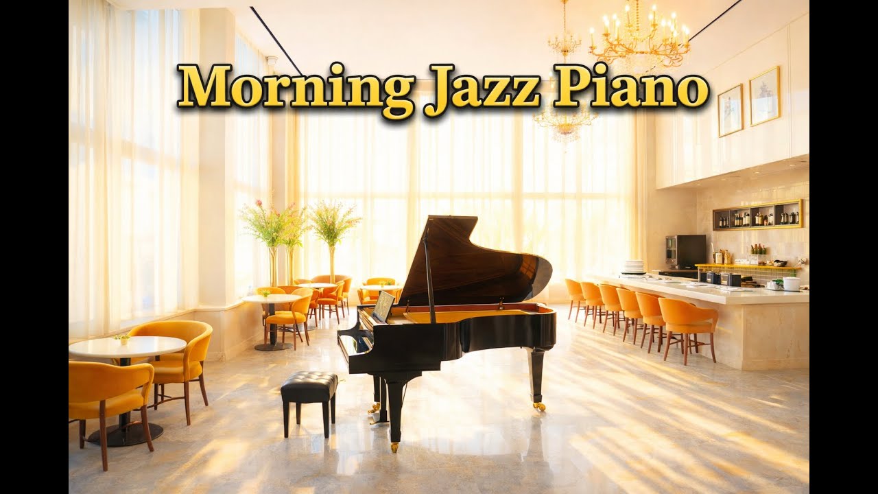 Morning Jazz Piano ☀️ Relaxing Cafe Music - YouTube
