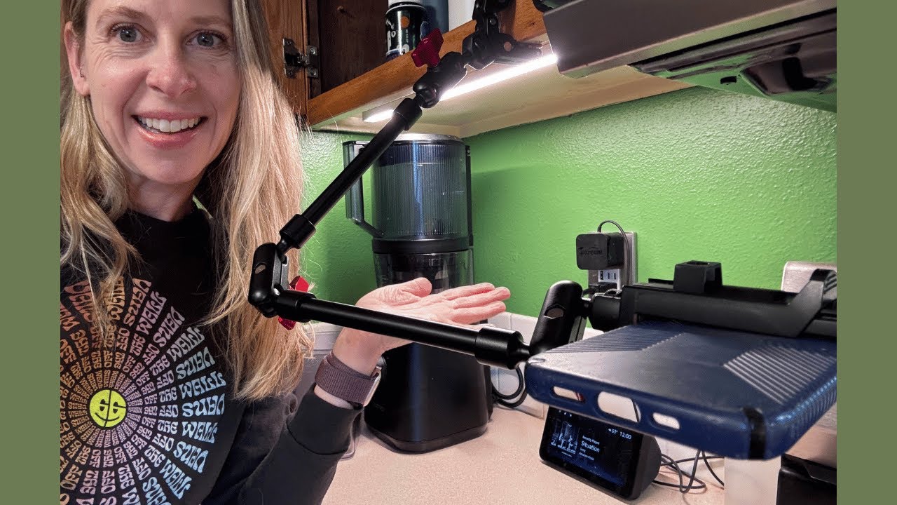 JEBUTU 22 Inch Magic Arm Clamp Mount Review - YouTube