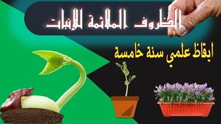 # 23 ايقاظ علمي سنة خامسة ✅ الظروف الملائمة للإنبات✅