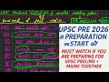 When to Shift for UPSC Prelims 2026| Must Watch If You Are Preparing for UPSC Pre + Mains Together.