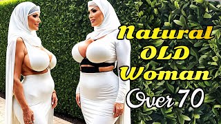 Natural Older Women Over 70 💖 Magic Arabian Summer Outfits 💍 Aisha Fashion Tips Ep.165