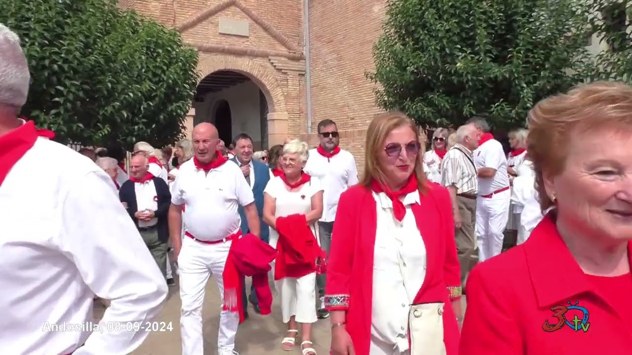 Andosilla, Patronales 2024, Procesión, 08-09-2024