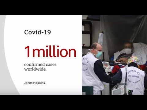 Coronavirus Confirmed global cases pass one million BBC News - YouTube