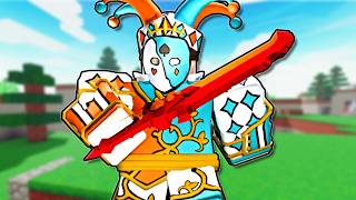 I Used the BUFFED FORTUNA KIT + BARBARIAN IN KIT FUSION... (Roblox Bedwars)