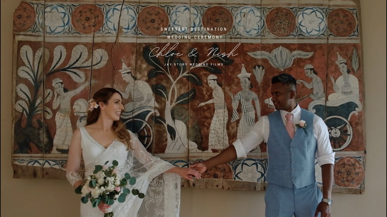 Sweetest destination wedding ceremony of  Chloe ❤️ Nish @jaystoryweddingfilms #weddingsrilanka