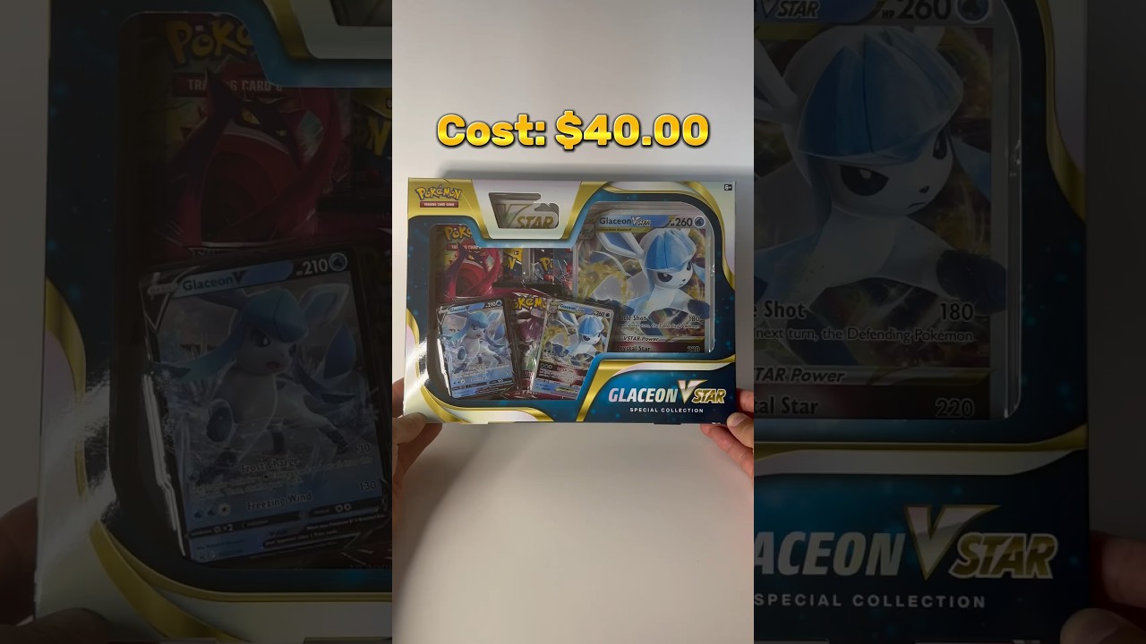 Glaceon V star Special Collection box opening