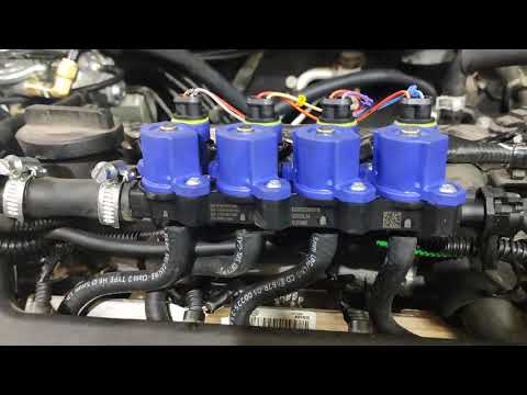 ГБО 4 поколение на KIA RIO 1.4 100HP с OMVL SAVER