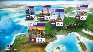 After Effects Weather Project Template - Europ