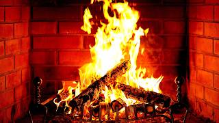 🔥 Fireplace 4K (12 HOURS). Cozy Fireplace with Burning Logs and Crackling Fire Sounds
