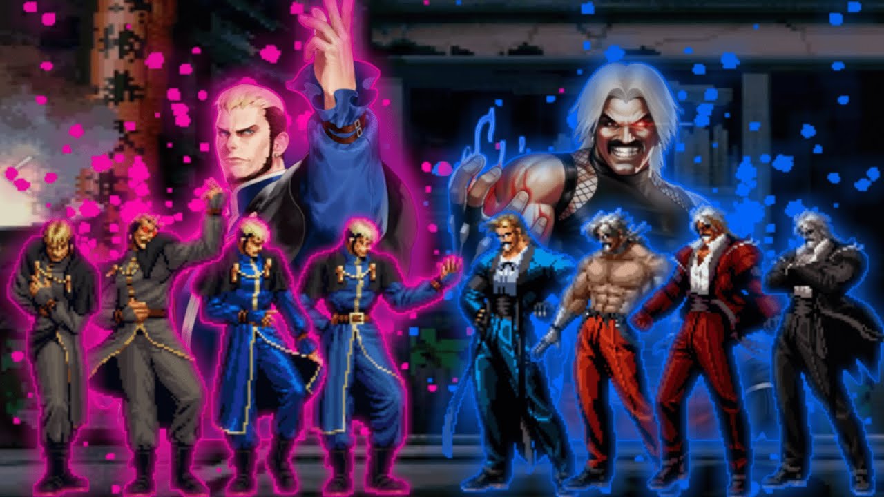 [KOF Mugen] Goenitz Team vs Omega Rugal Team - YouTube