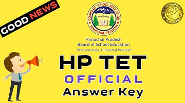 HP TET Answer Key 2020 – Provisional Key & Objections Released l Full Details By SkJobAlert