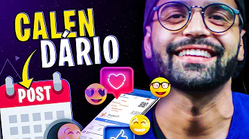 Como criar um calendário de postagem?