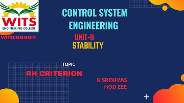 stability problems using RH Criterion//witsconnect//EEE//ECE//CONTROL SYSTEM//NAGOORKANI