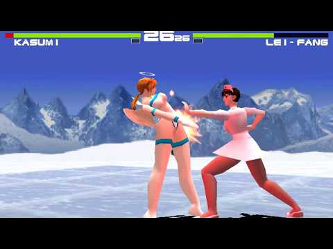 PS1 - Dead or Alive - Kasumi Playthrough + Costumes [4K:50FPS] 
