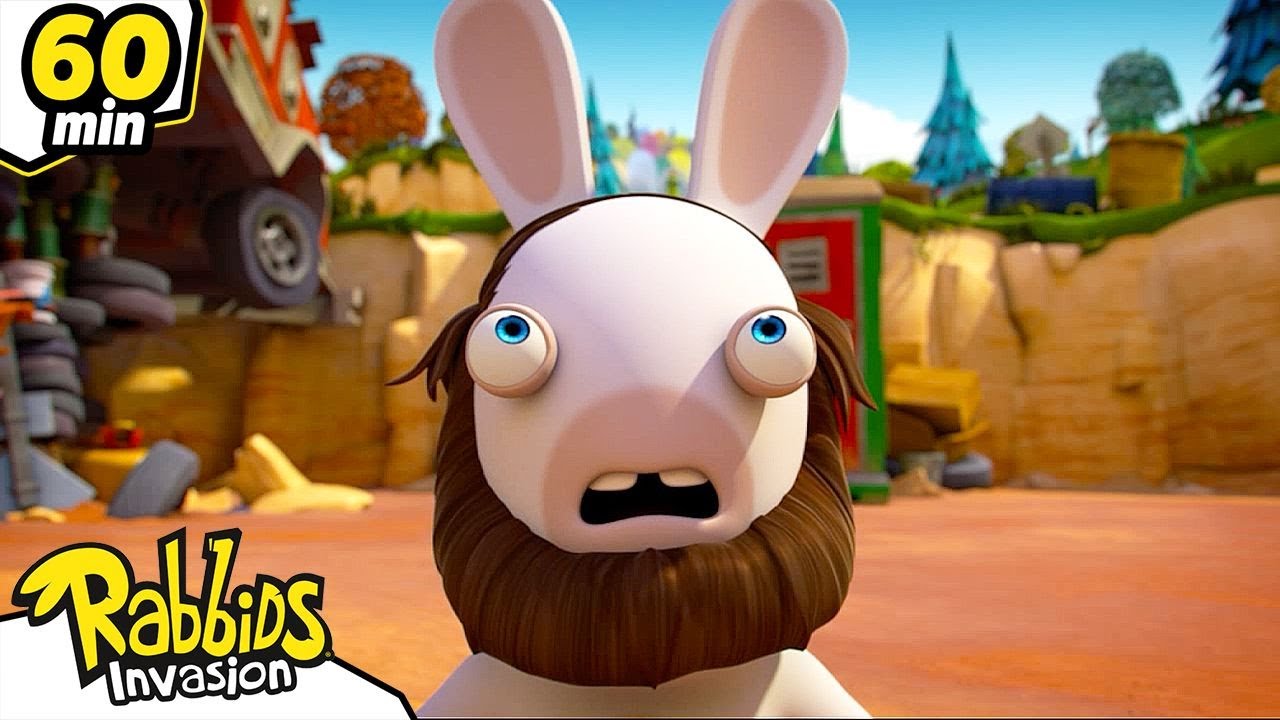 Compilación 1h ¡Los Rabbids tienen que escapar! | Dibujos animados para ...