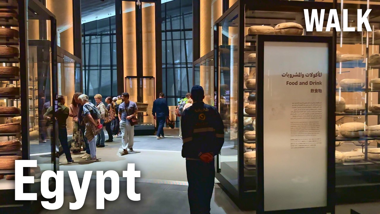 Cairo, Egitto | Museo Grand Egyptian | Tour Culturale e Museale 4K