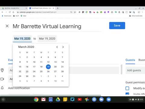 Video 02 Setup a permanent link to your Meet virtual room - youtube