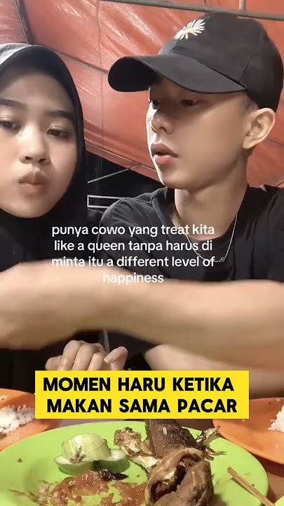 momen romantis ketika pacar suapin cewek saat makan berdua ‼️#makan #romantis #pacaran #shorts