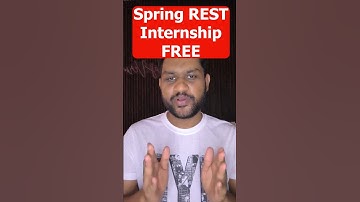 Free Spring REST Internship #java #shorts
