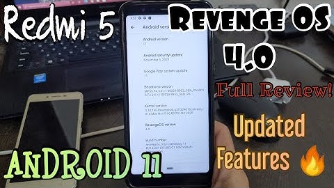 Redmi 5- Revenge OS 4.0 OFFICIAL Android 11 | FullLoaded | Best ANDROID R Rom | Features Full Review