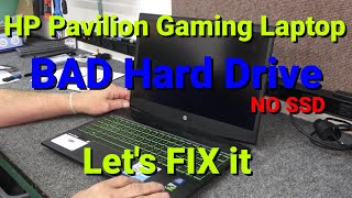 How to replace bad HDD in HP Pavilion Gaming Laptop with a new M.2 SSD