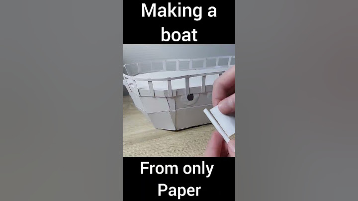 I Made A Waterproof Boat From Only Paper 🛳