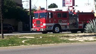 LAFD Engine 75 (Reserve) Responding