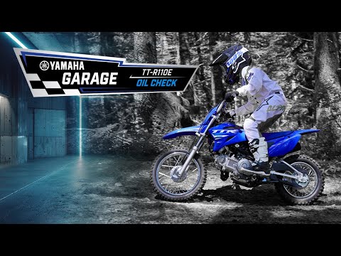 How to Check Yamaha TT-R110E Oil Levels | #Yamaha DIY Garage