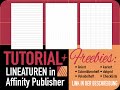 DIN LINEATUREN ERSTELLEN - ganz easy mit Affinity Publisher Tabellen - Tutorial & Freebies (+ KDP)