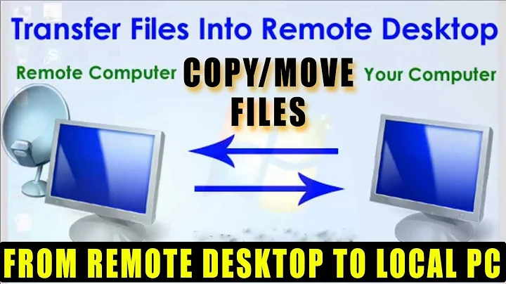 How To Copy/Move Files From Remote Desktop (RDP) To Host PC Or Local PC 🔥🔥