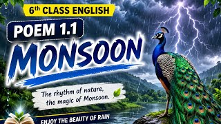 Monsoon poem song 6th class English | 1.1 Monsoon song 6th English 6 वी इंग्रजी मॉन्सून कविता  screenshot 5