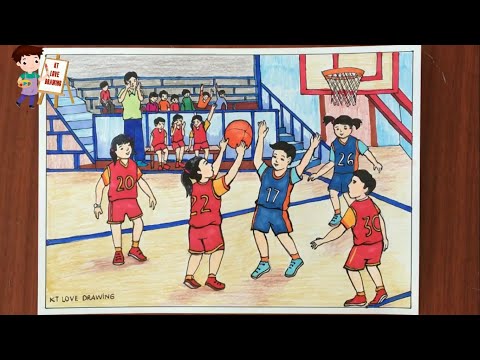 Video Vẽ tranh cuộc sống quanh em: Giờ học thể dục vui khỏe... - YouTube