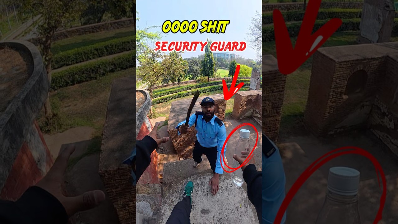 SECURITY VS PARKOUR    #parkour #spiderman #spidermanparkour #delhikaspiderman #balloons
