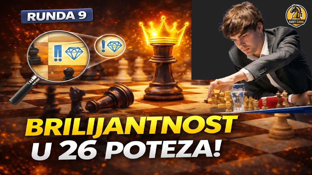 Brilijantnost u 26 poteza! #svetsaha #sah #šah