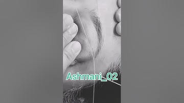 Threading Eyebrows #ytshort #shorts #viral #viralshorts @ashmani_02