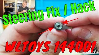 WLTOYS 144001 Steering Fix / Hack to improve the steering! 😜