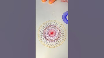 “Spirograph Magic: Easy Art Hacks!” #shorts #2024 #spirograph