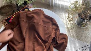 J Crew Harrington Jacket in Italian Suede