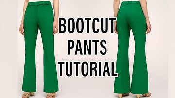 Bootcut Pants Pattern Making Tutorial | Easy & Complete Guide 🧵✂️👖
