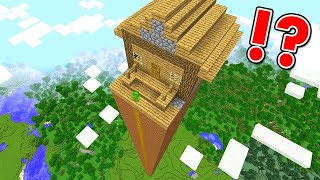 Climbing THE SECRET TOWER HOUSE  Minecraft