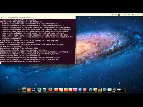 Install Ruby and Rails on Ubuntu 14.04