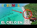 🔴 DESCUBRIMOS LUGAR SECRETO EN CIELO COZUMEL l COSTOS? Q INCLUYE? COMO LLEGAR? l TOUR JEEP COZUMEL