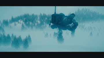 Mech rendered with Deckard Render for Unity