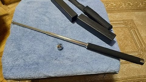 26 Inch Extendable Telescopic Baton Unboxing - Chrome