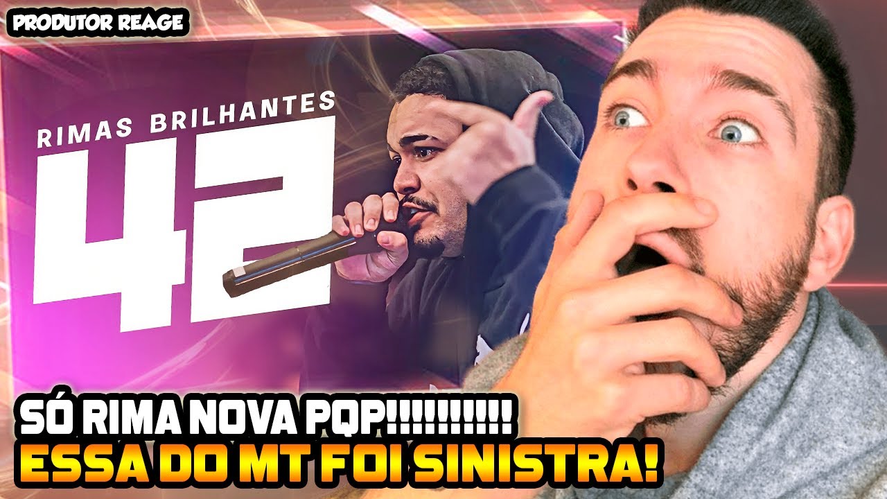 (SÓ RIMA INSANA!!!)  PRODUTOR REAGE 42 RIMAS BRILHANTES em 2025! (REACT)
